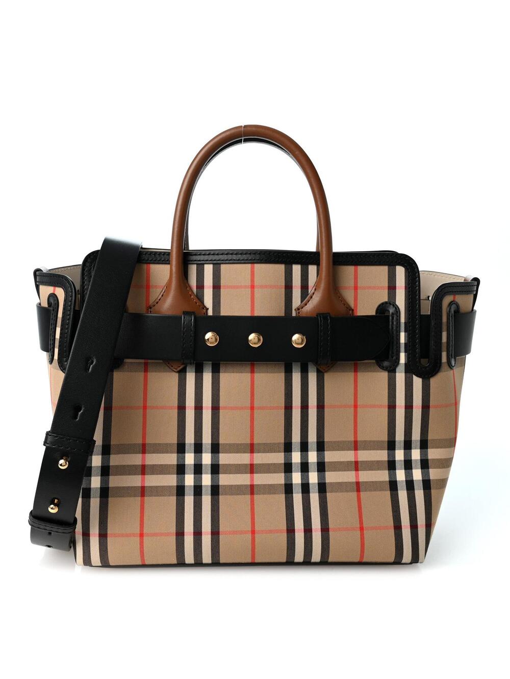 Burberry Calfskin Vintage Check Triple #346312B87B